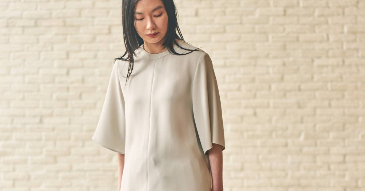 【SOEJU ソージュ】美品 半袖 ウール ニット プルオーバー 春夏 現行 SOÉJU online store - 大人の女性のためのD2Cアパレルブランド